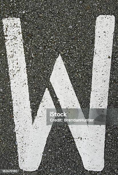 In Stock Photo - Download Image Now - Alphabet, Asphalt, Black Color