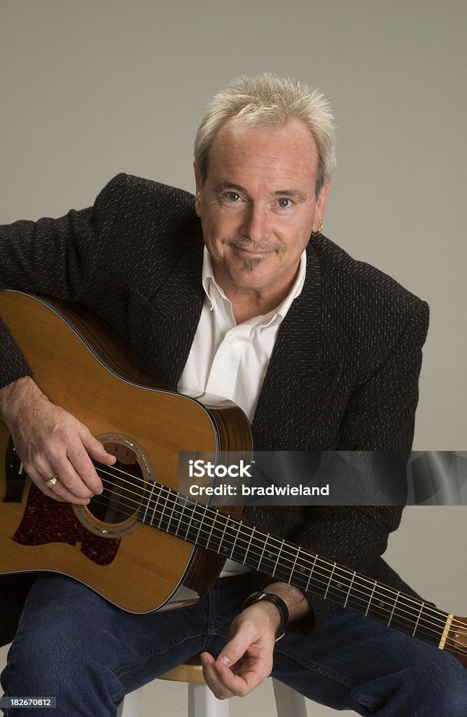 Guitar Mann 3 - Lizenzfrei Akkord Stock-Foto