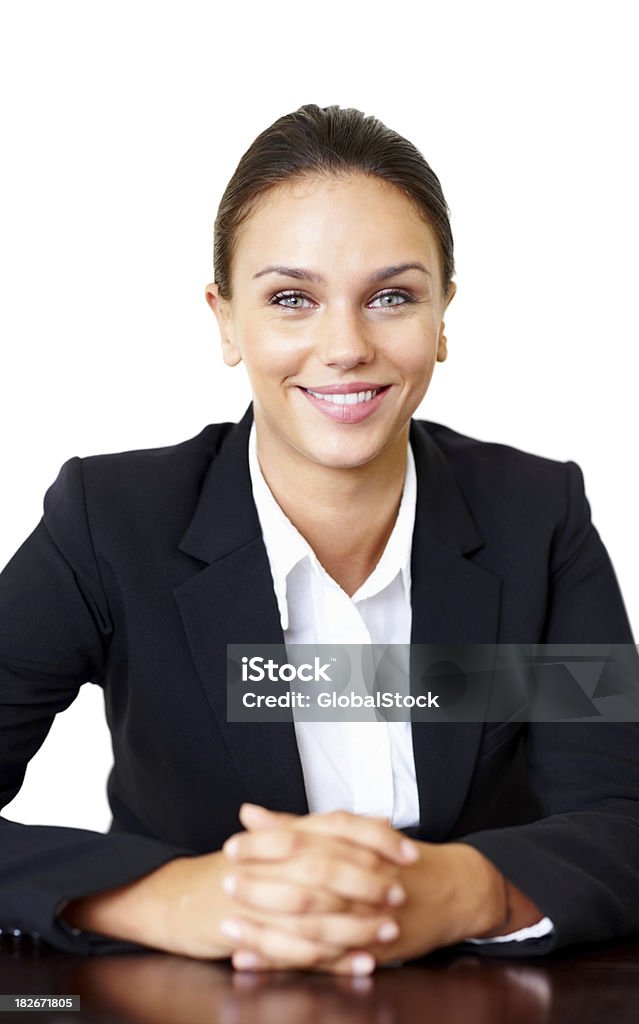 Portrait d'une jeune femme d'affaires souriant - Photo de 20-24 ans libre de droits