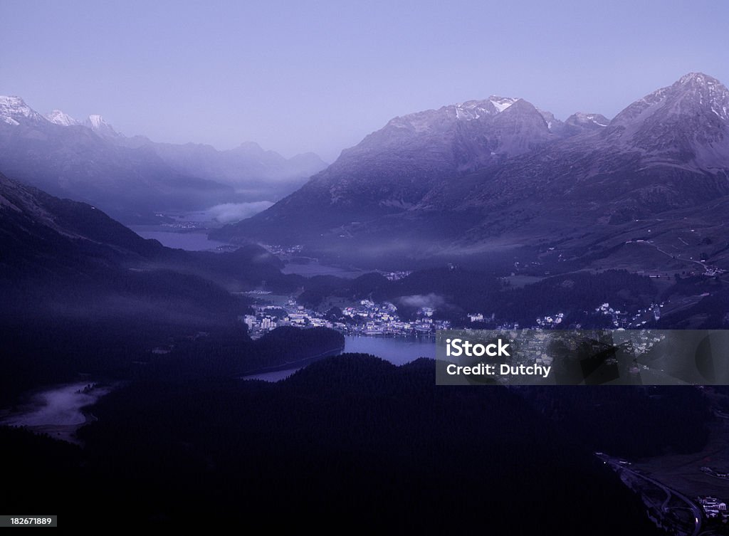 St. Moritz, Suíça. - Foto de stock de Aldeia royalty-free
