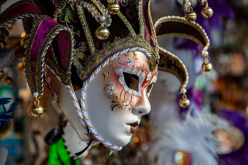 Carnival mask for sale in the streets of Venice