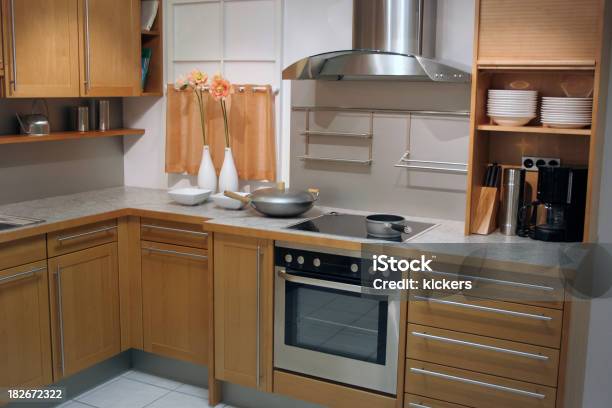 Classical Kitchen Interior Stock Photo - Download Image Now - Classical Style, Clean, Cooking