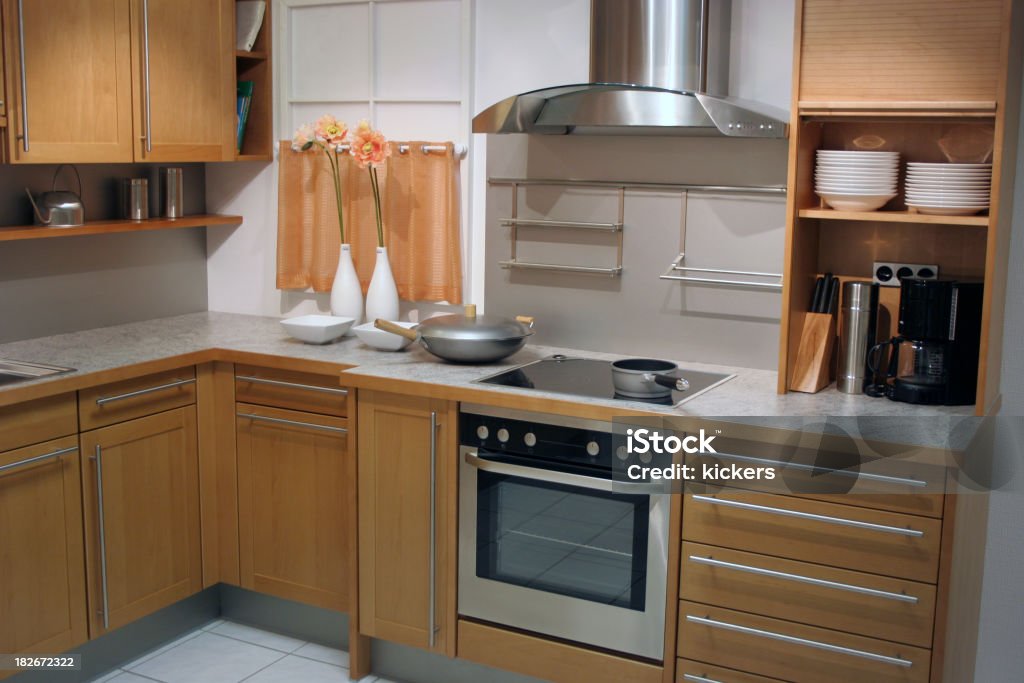 interior de cozinha clássica - Foto de stock de Acessório royalty-free