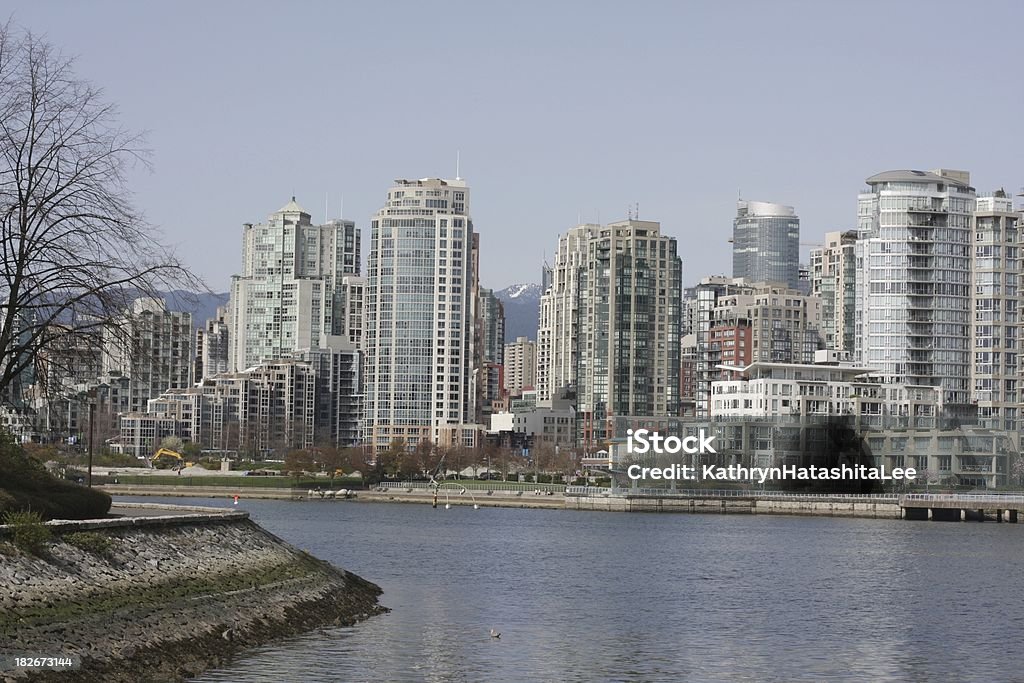 False Creek auf der Seawall, Vancouver - Lizenzfrei Architektur Stock-Foto