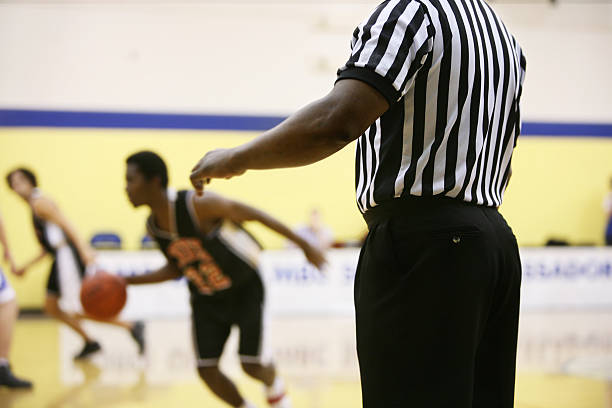 basketball ball on the court