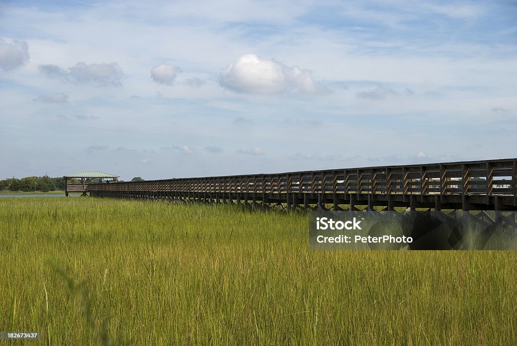 dock e marsh - Foto stock royalty-free di Architettura
