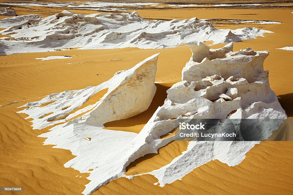 Der ice Berge, Weiße Wüste - Lizenzfrei Weiße Wüste Stock-Foto