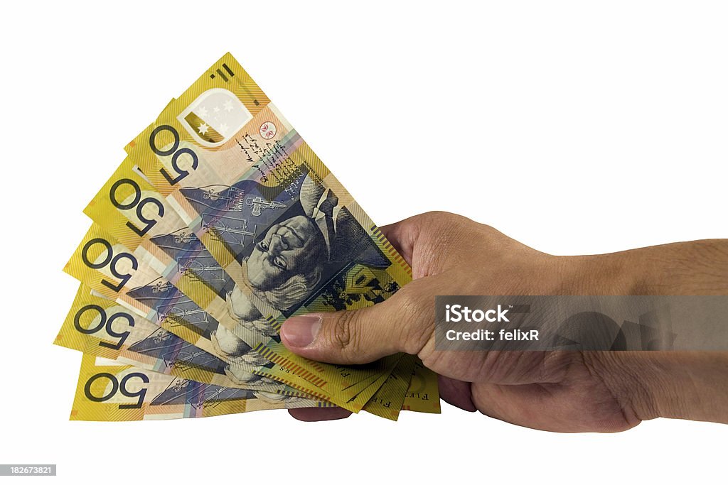 Австралийский 50's - Стоковые фото Австралийская валюта роялти-фри