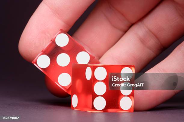 Hand Rolling Casino Dice Stock Photo - Download Image Now - Chance, Concepts, Dice