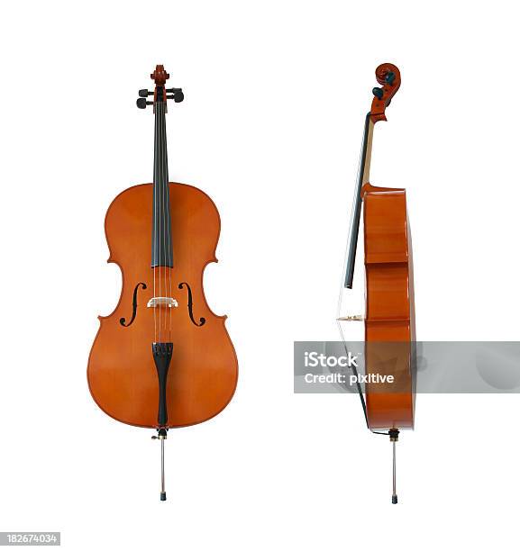 Isolierte Cello Stockfoto und mehr Bilder von Cello - Cello, Weißer Hintergrund, Fotografie