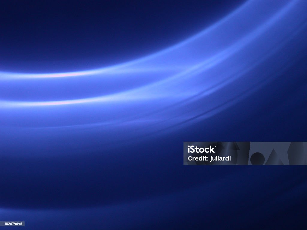 a più linee di simmetria superficie metallica in blu neon - Foto stock royalty-free di Astratto