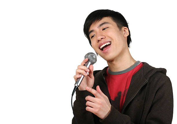 istock Asian Man with Microphone 182675058