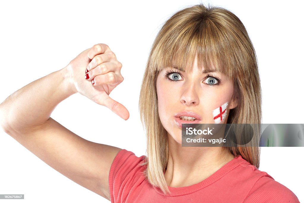 Deporte inglés ventilador - Foto de stock de Adulto libre de derechos