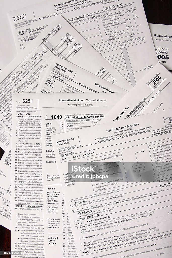 IRS formes - Photo de Formulaire des impôts libre de droits