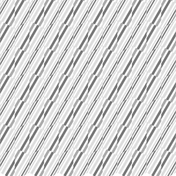Vector illustration of Diagonal striped pattern in grayscale.