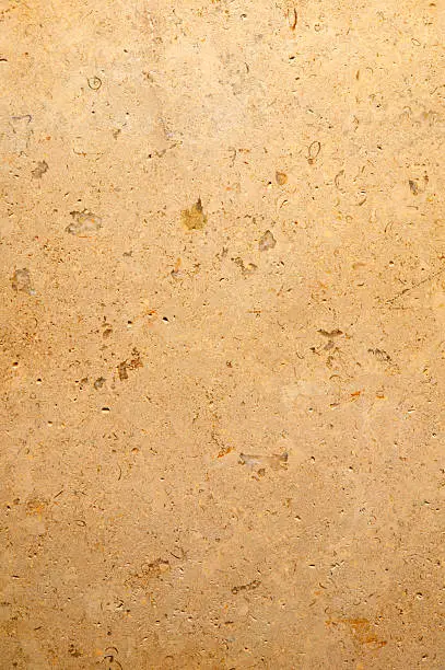 Close up of travertine stone texture