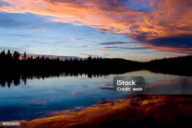 Reflections Stock Photo - Download Image Now - Alberta, Autumn, Blue