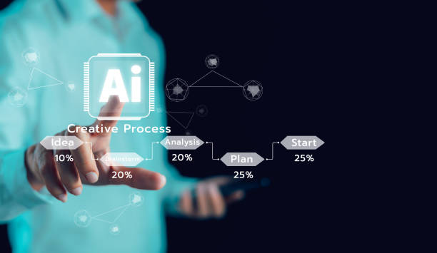 istock Artificial intelligence ai, expert business technology concept. Businessman use AI robot help work, AI Learning Business. Modern technology analysis database system, internet and networking concept. 1826767826