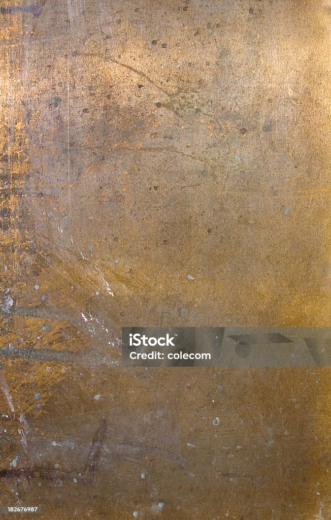 Spattered Copper Textural photo of an old distressed sheet of copper. Copper Stock Photo