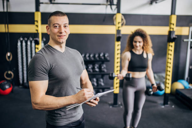 istock Male fitness instructor 1826773336