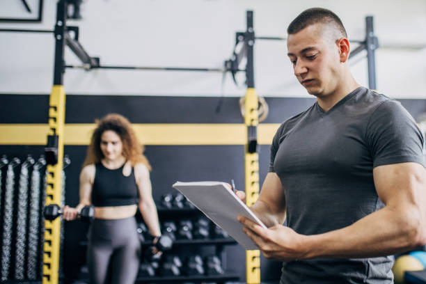 istock Male fitness instructor 1826774381