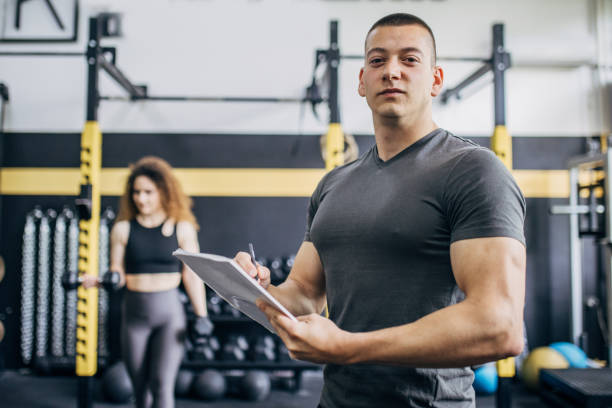istock Male fitness instructor 1826774921