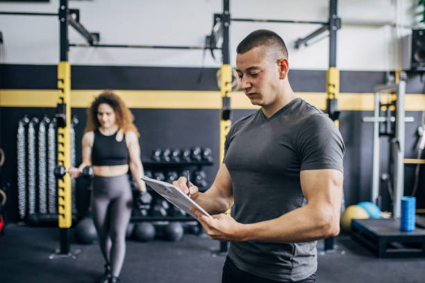 istock Male fitness instructor 1826775445
