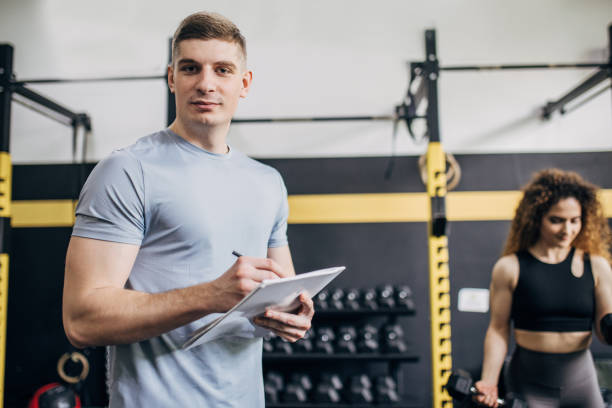 istock Male fitness instructor 1826776483