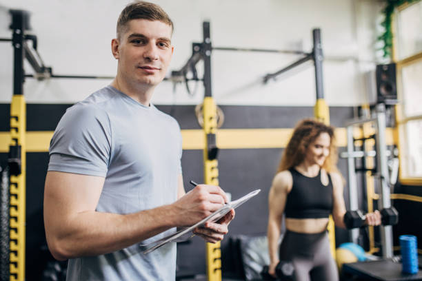 istock Male fitness instructor 1826777013