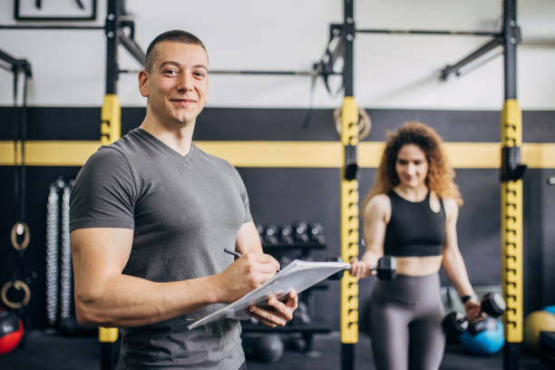 istock Male fitness instructor 1826777541