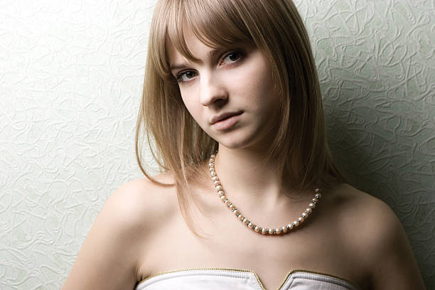 istock Beautiful young girl portrait 182678238