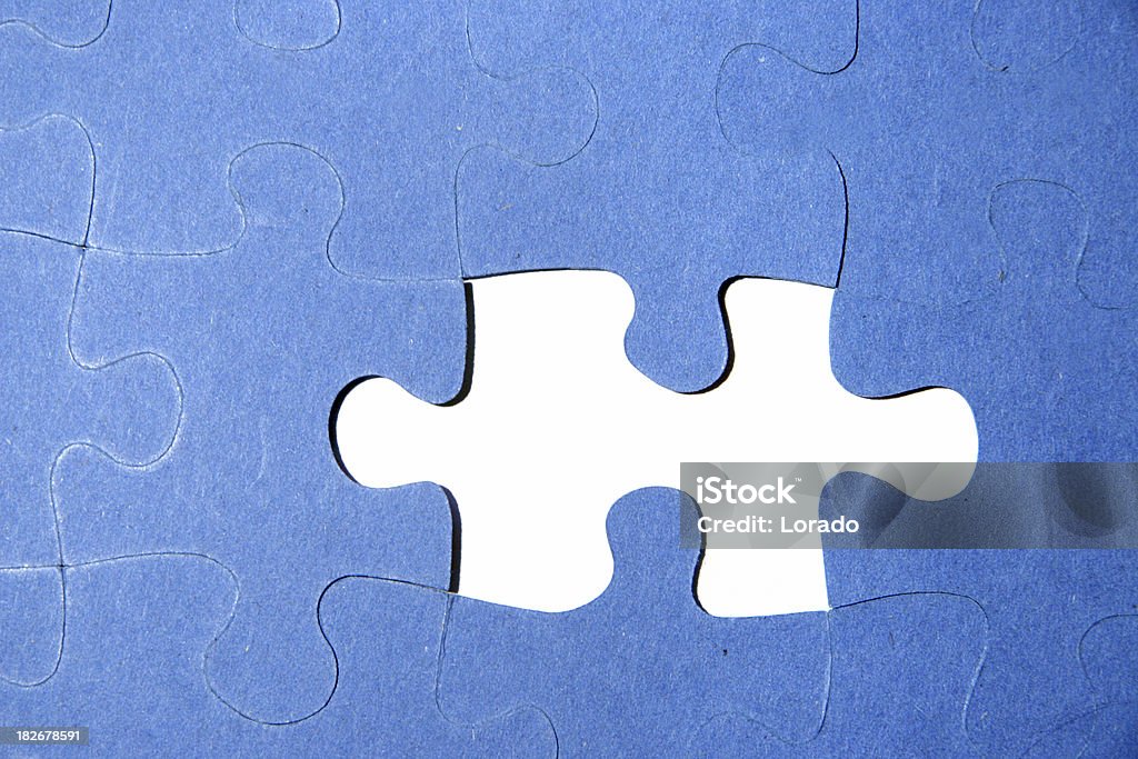 puzzle Teil des - Lizenzfrei Abwesenheit Stock-Foto