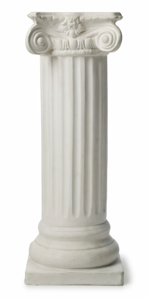 Iónica columna griega o con Pedestal photo