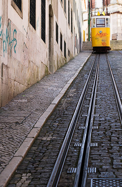 istock Lisbon street with tram 182678918
