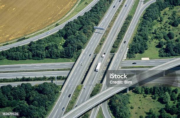 Highway Kreuzung Stockfoto und mehr Bilder von Osten - Osten, Fernverkehr, Deutsche Autobahn