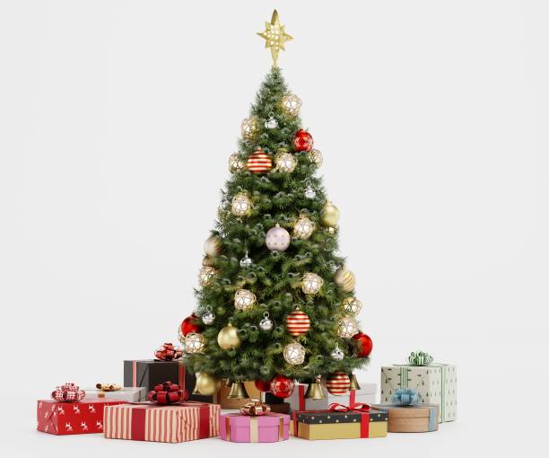 istock Realistic 3D Render of Christmas Tree 1826795325