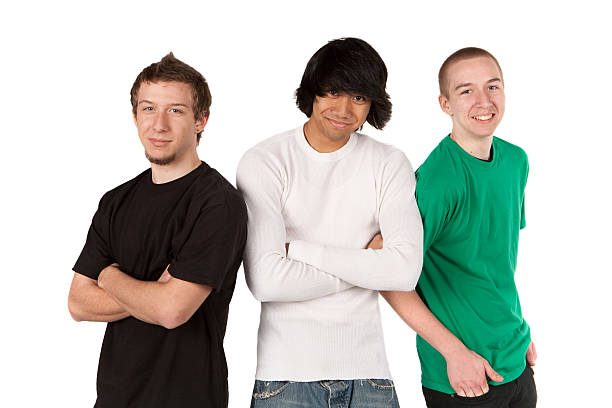 istock Teenage Boys on a White Background 182679560