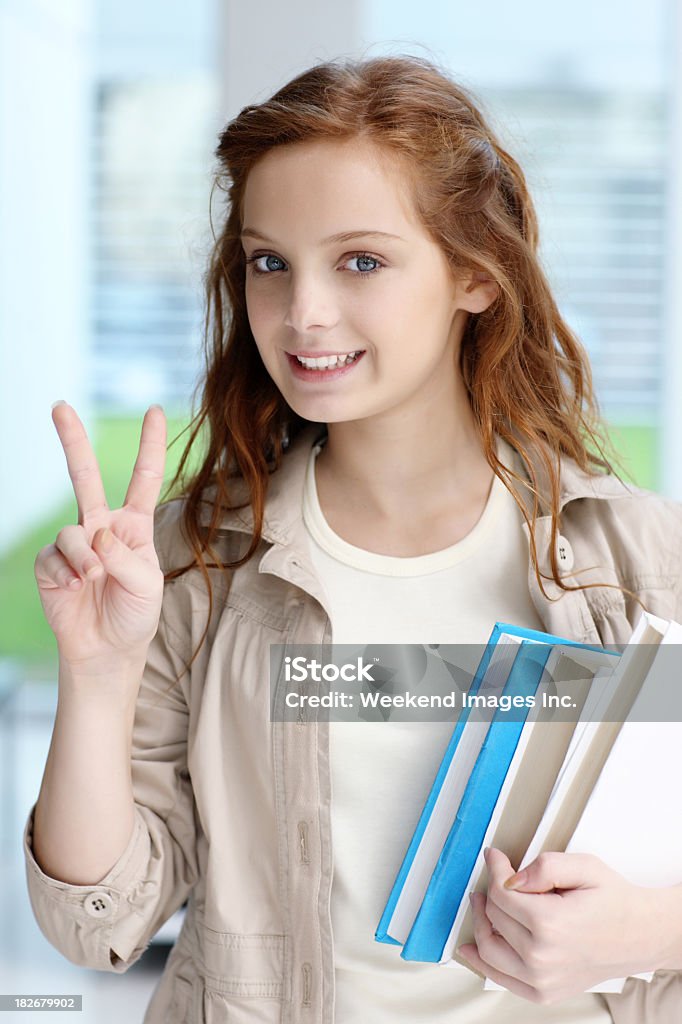 Estudante feliz - Foto de stock de Adolescente royalty-free