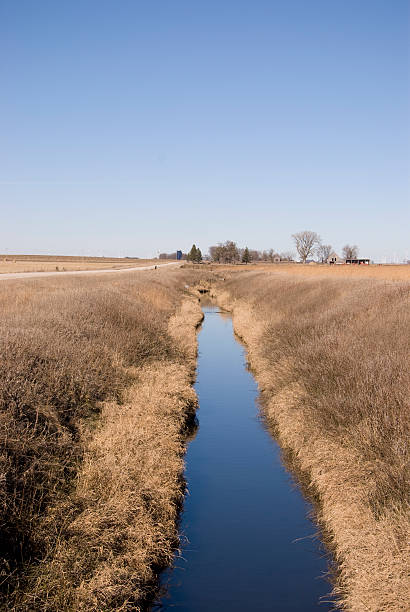 istock Ditch and Country Road 182679967