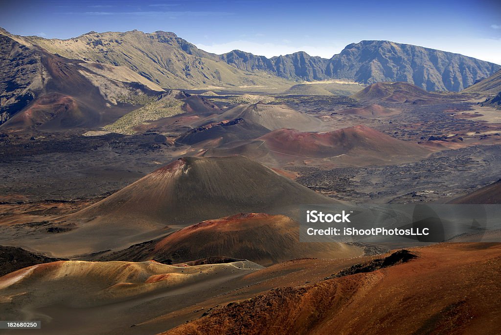 Cratera de Haleakala/Vulcão - Royalty-free Parque nacional de Haleakala Foto de stock