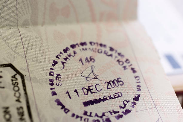 istock Travel: Sri Lanka Passport Stamp 182680332