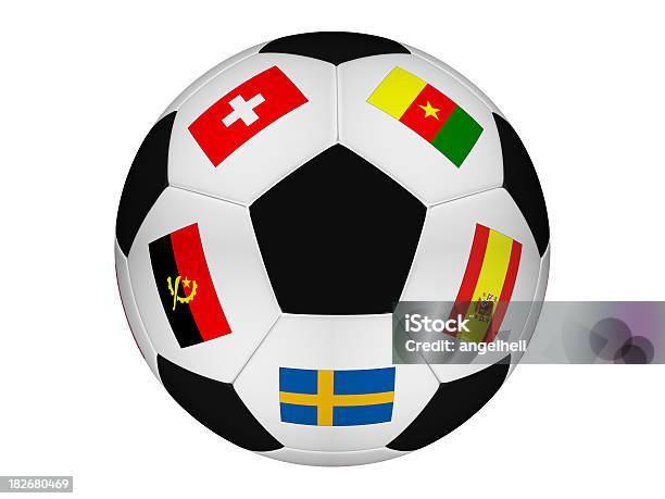 Fußball Auf Der Welt Stockfoto und mehr Bilder von Bewegung - Bewegung, Clipping Path, Dreidimensional