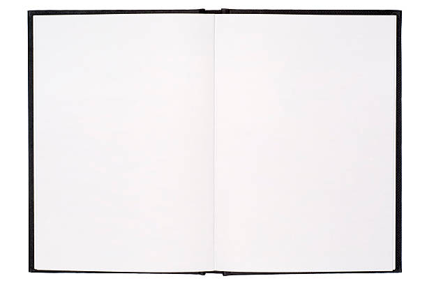 puste puste notebook - book black isolated on white note pad zdjęcia i obrazy z banku zdjęć