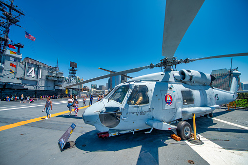 USS Midway is an aircraft carrier of the United States Navy