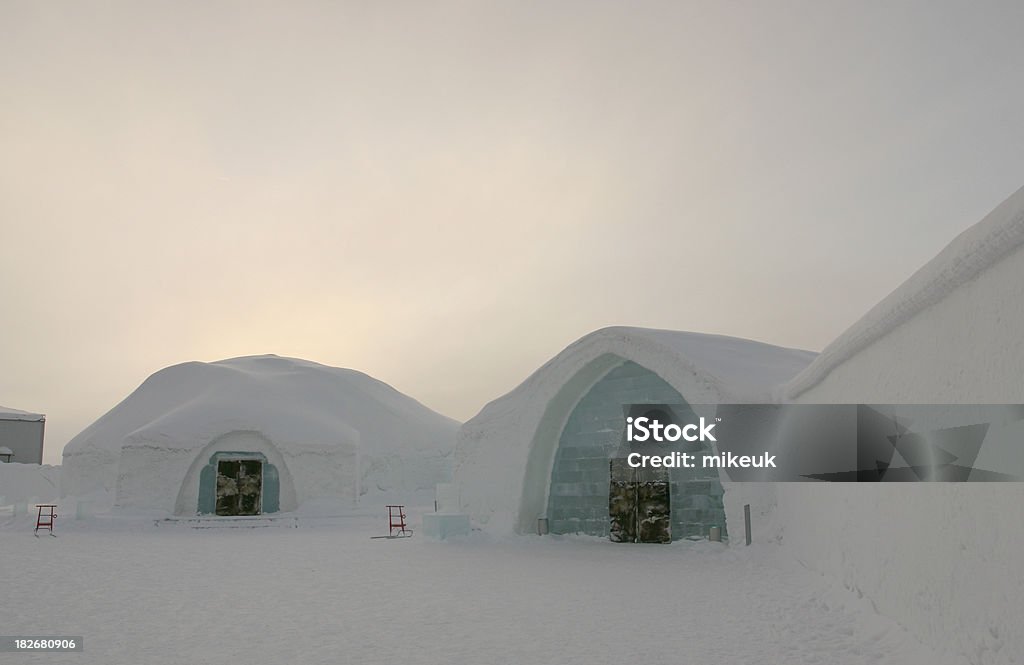 Ice Hotel in Kiruna, Schweden - Lizenzfrei Iglu Stock-Foto