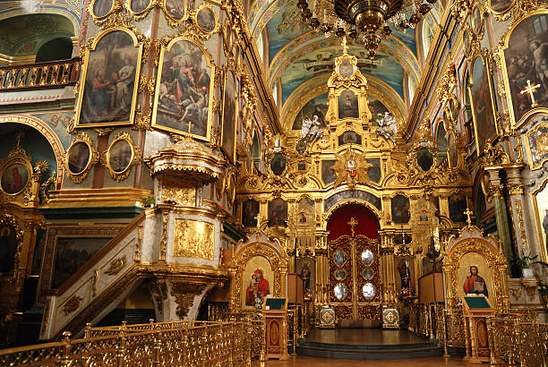 istock Orthodox church in Pochayiv (Ukraine) 182681535
