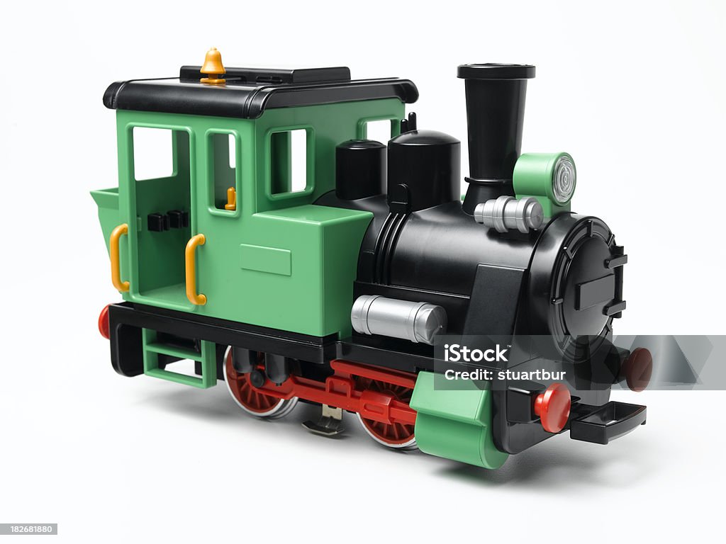 Modelo de trem Verde - Foto de stock de Miniatura de Trem royalty-free