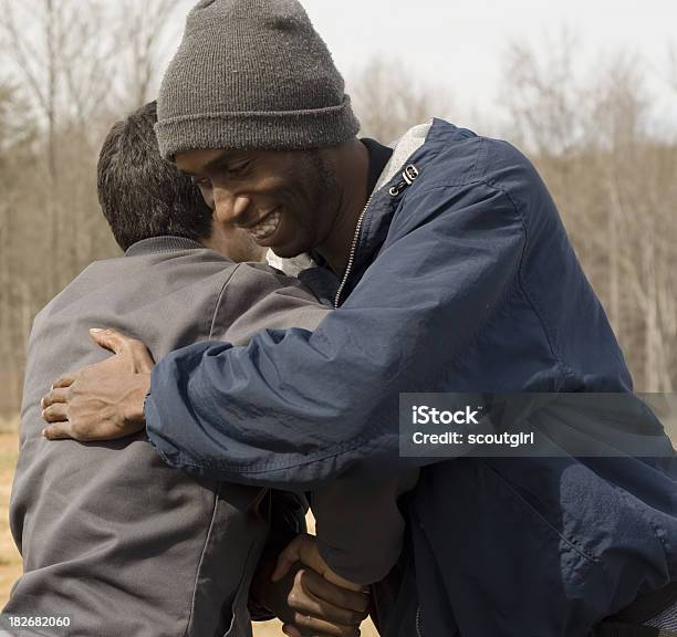 Diversity Hug Stock Photo - Download Image Now - Adult, African Ethnicity, Business