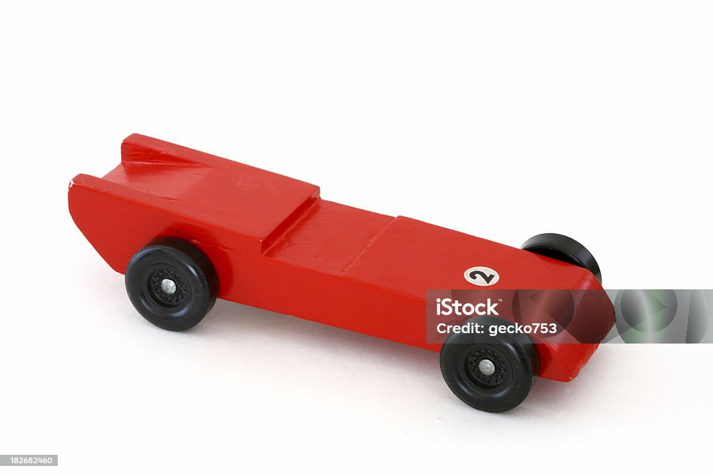 Auto da corsa in legno - Foto stock royalty-free di Automobile da corsa