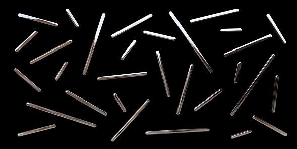 Color Rods Graphic Chrome Rods In Liquid Metal Style For Graphic Design Stock Illustration ...